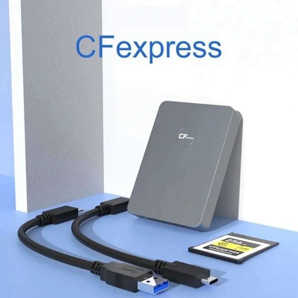 USB Memory Card Reader & Hub 3.0 CFexpress 5 Gbps Type C for Laptop / Phone New